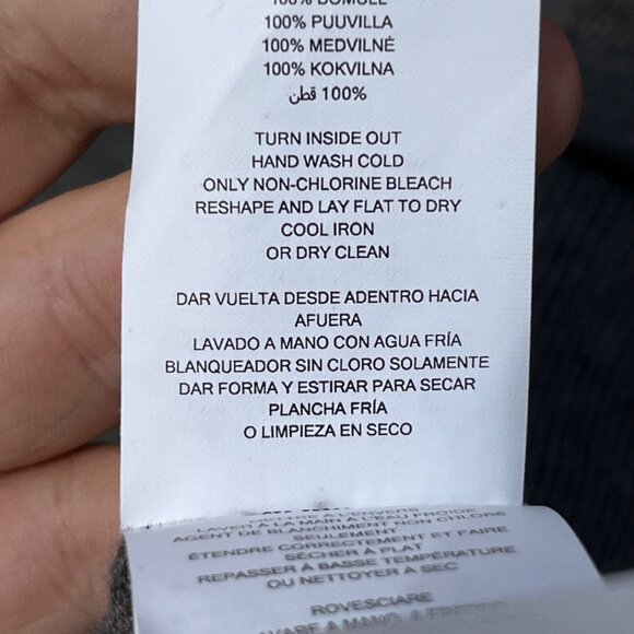 Michael Kors Gray Embroidered Logo 100% Cotton Sweater Size XXL - Picture 8 of 8